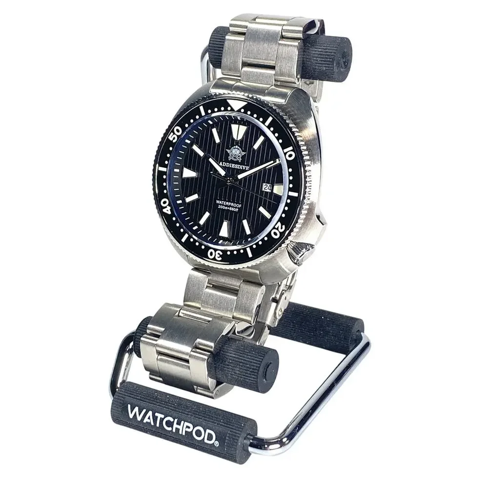 Addiesdive AD2507 Turtle Style Diver Miyota Quartz Watch 41.5mm WR 200m Sporty
